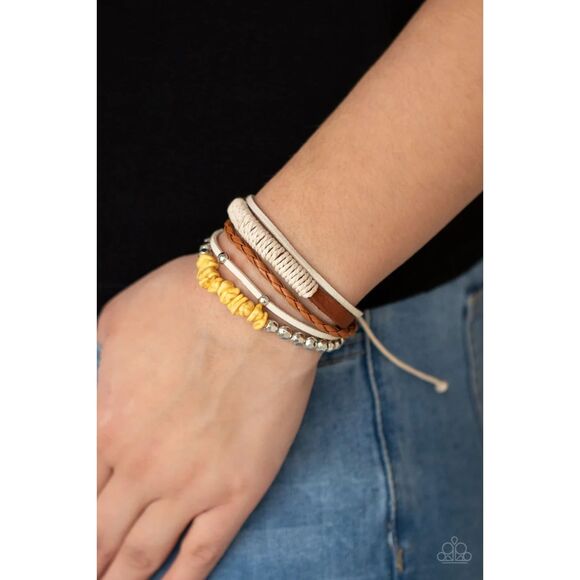 Keep At Roam Temperature Yellow Bracelet (173) - Picture 1 of 2